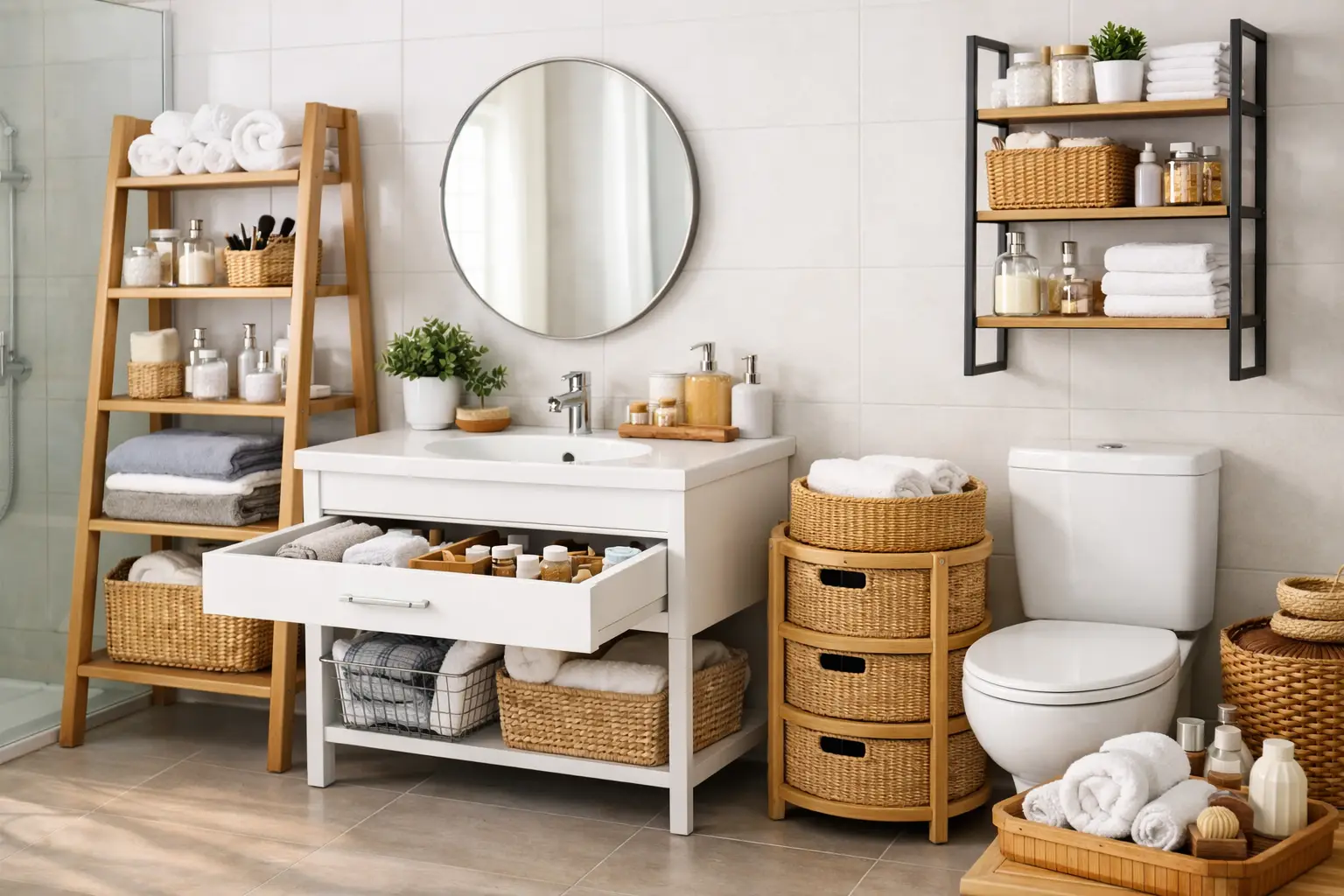 10 Best Bathroom Storage Solutions
